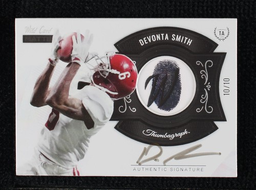 2021 Wild Card MATTE DeVonta Smith #MXP-7