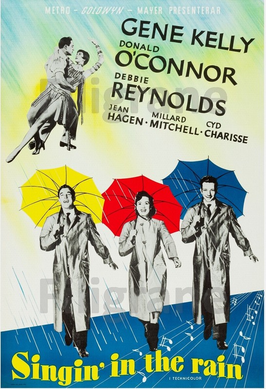 Film Singin' In The Rain Rxed-Poster Hq 50x70cm D'Une Affiche CinÃ©Ma