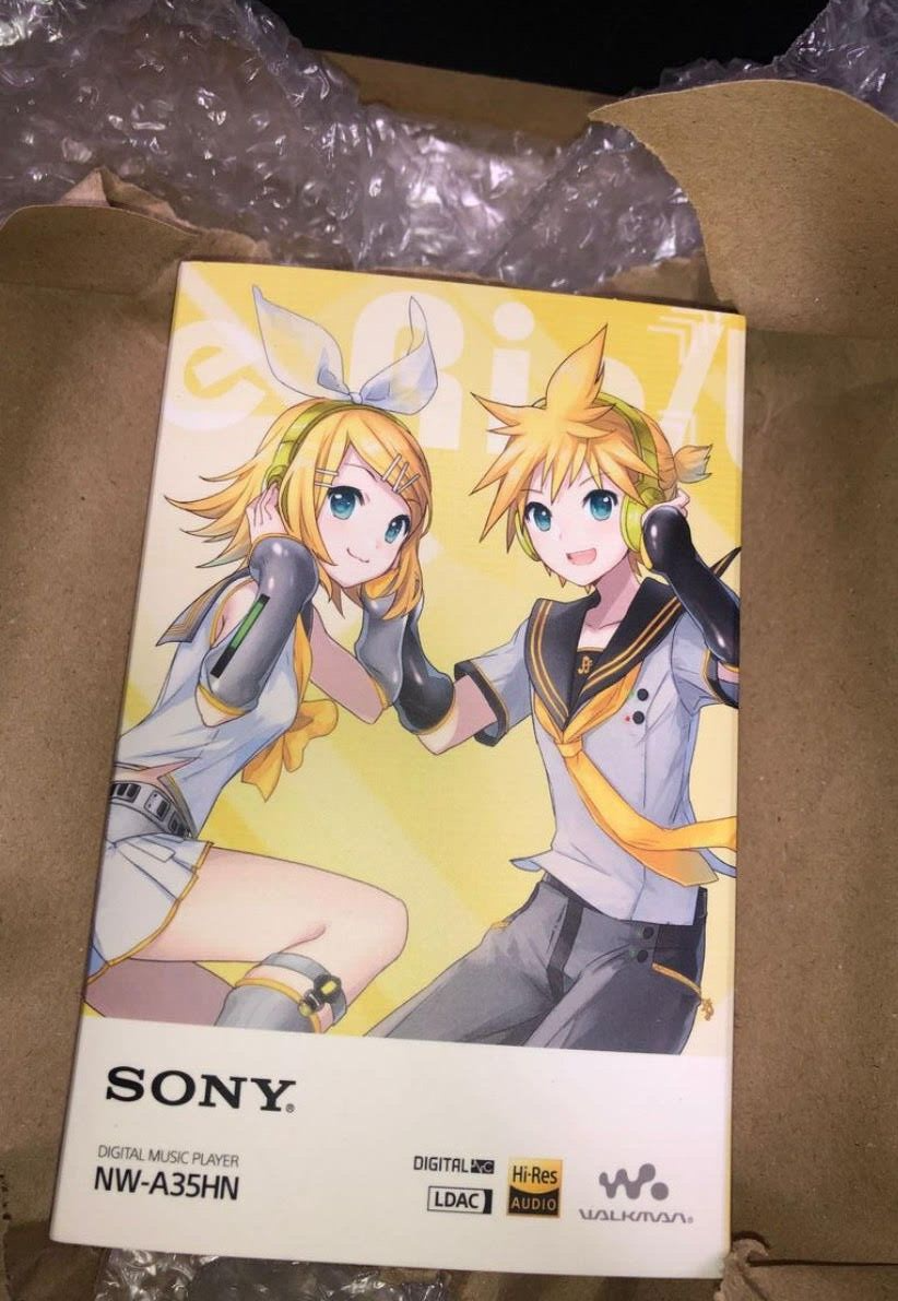SONY Walkman Rin Kagamine model 10th anniversary W-A35HN/M10 16GB Japan w/Box | eBay SONY Walkman Rin Kagamine model 10th anniversary W-A35HN/M10 16GB Japan w/Box | eBay