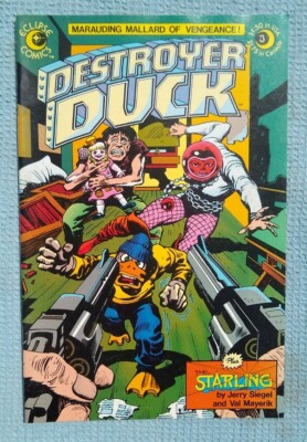 Vintage Eclipse Comics Destroyer Duck No. 3 June 1983 Comic Book 