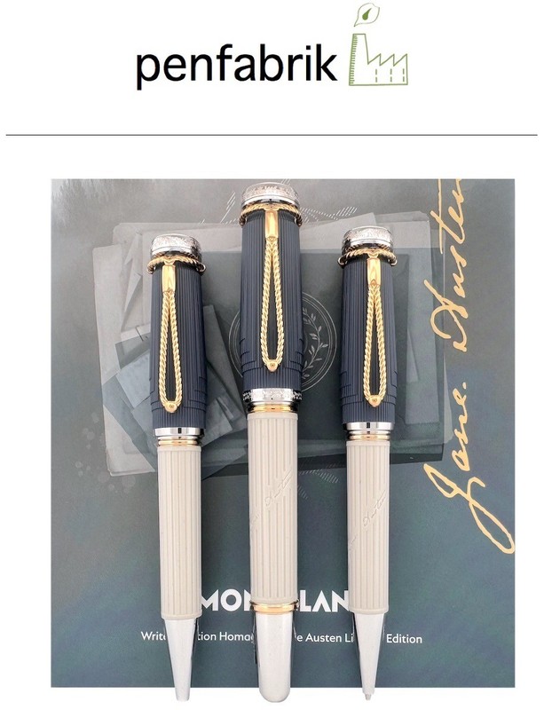 MONTBLANC Writers Edition J. Austen Set - Fountain Pen Ballpoint