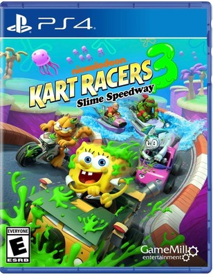 Kart Racers 3 Slime Speedway PS4 Game Free Shipping, new
