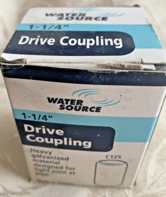 Water Source C125 Well Point Drive Coupling, Steel 1-1/4-In. NIP