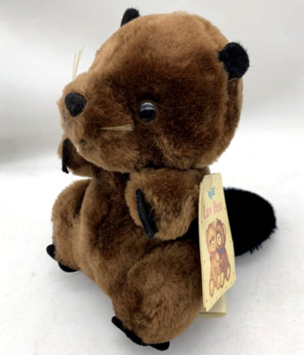 Russ Berrie Co. Luv Pets 8  Hoover Beaver With Tags
