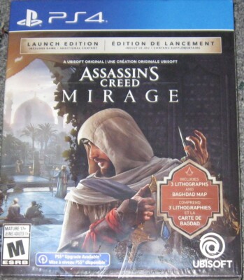 Assassin's Creed Mirage - Launch Edition - Sony PlayStation 4 - PS4 - Brand New