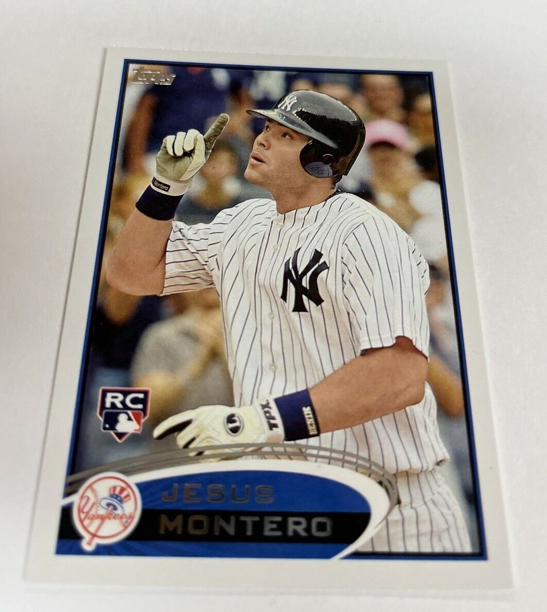 2012 Topps (Series 1) Rookie Card #9 Jesus Montero (New York Yankees). rookie card picture