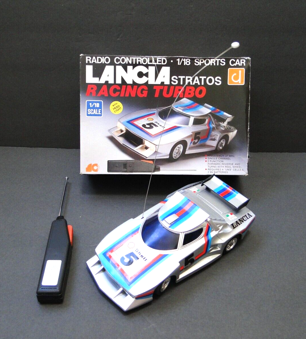 Vintage Radio Controlled Lancia Stratos Racing Turbo Scale 1 Vintage Radio Controlled Lancia Stratos Racing Turbo Scale 1