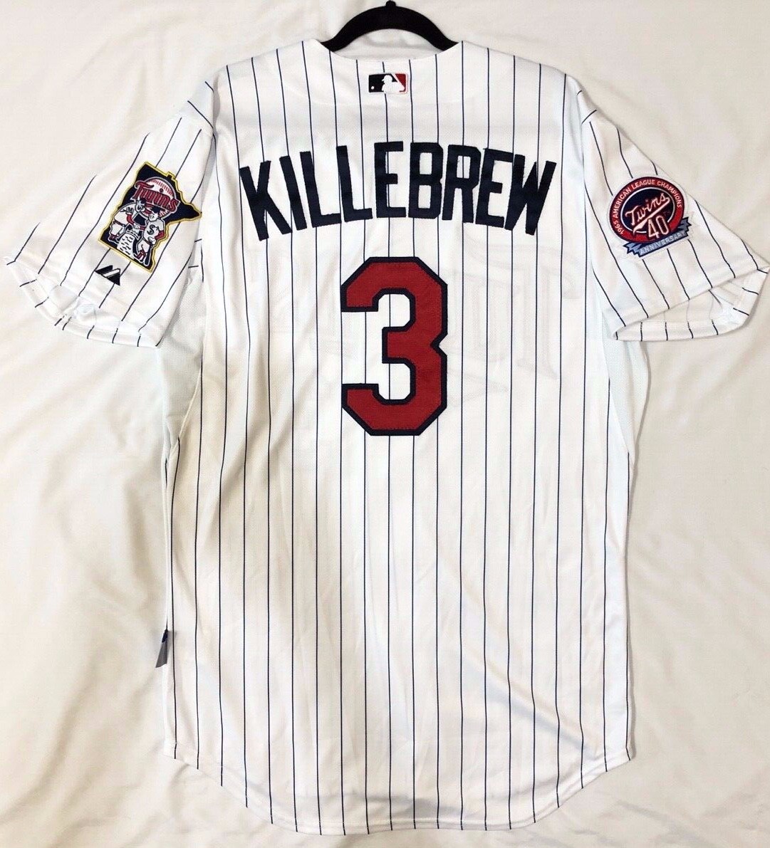 Authentic Majestic SZ 60 4XL, MINNESOTA TWINS HARMON