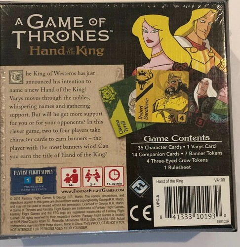 A Game of Thrones: Hand of the King Card Game