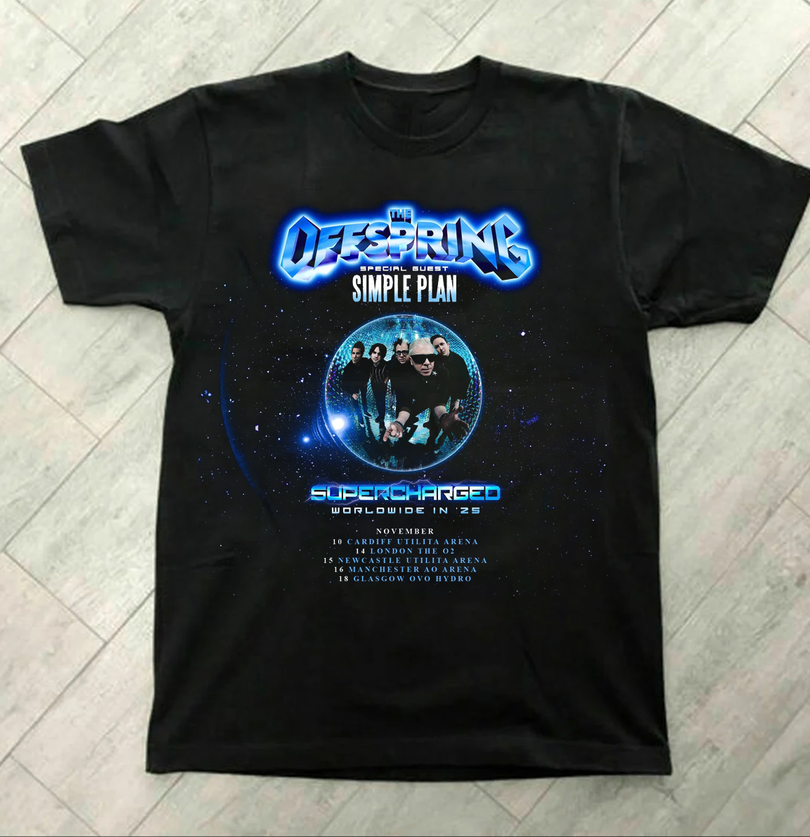 THE OFFSPRING 2025ツアーTシャツ「M」サイズ&ツアーフライヤー offspring 2025 ツアーTシャツ「M」サイズ&ツアーフライヤー
