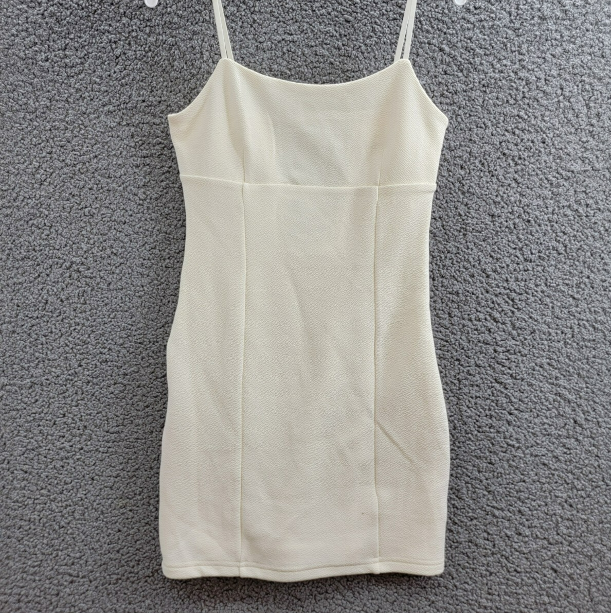 With Jules Sleeveless Bow-Back Ponté-Knit Dress Big Girls XL Natural Side Zip - Picture 2 of 15