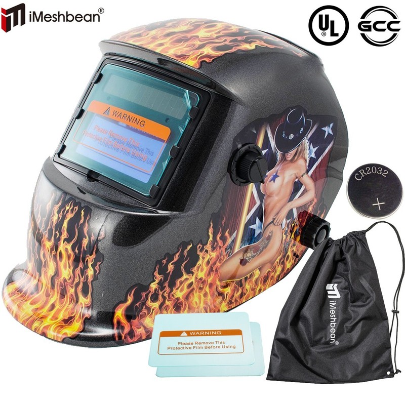 Hot Girl Pro Solar Auto Darkening Welding Helmet Arc Tig