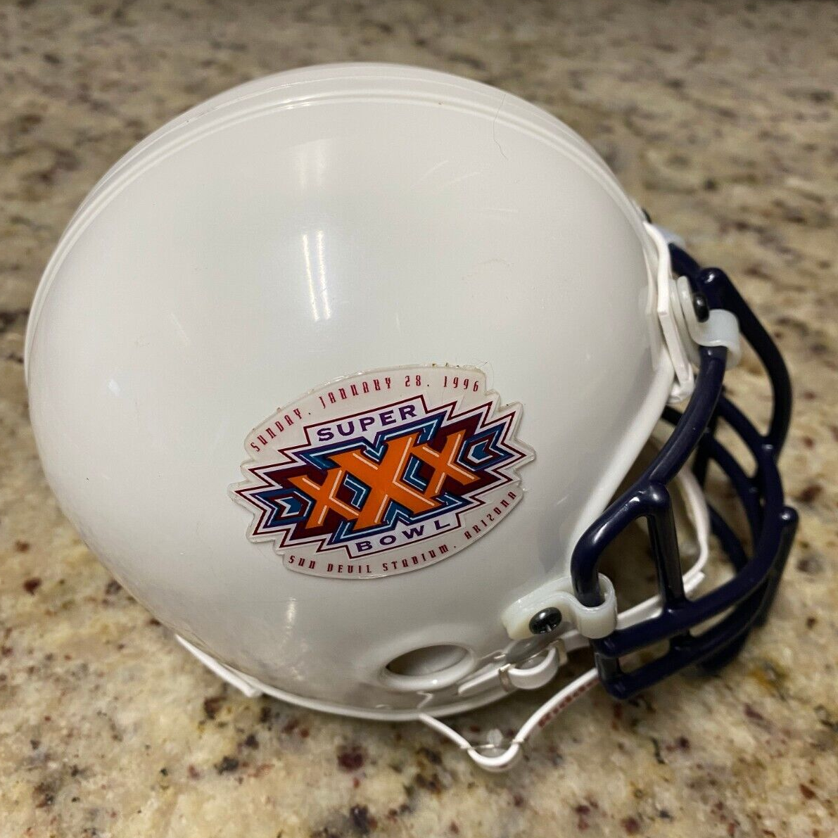 NFL SUPER BOWL XXX RIDDELL AUTHENTIC MINI HELMET UNSIGNED