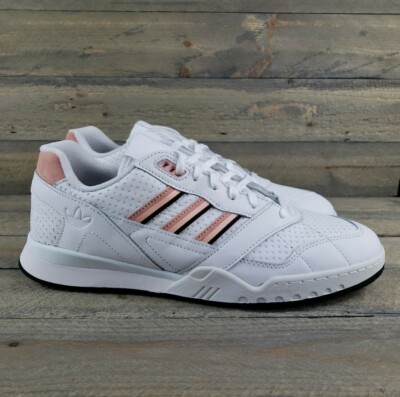 adidas Originals Men's A.R. Trainer Shoes NIB White/Glow Pink/ Core Black