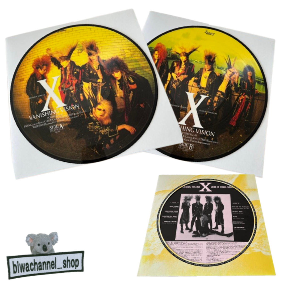 X Japan Vanishing Vision Picture Record LP Japan Record Vinyl EXL002 Heavy Metal X Japan Vanishing Vision Picture Record LP Japan Record Vinyl EXL002 Heavy Metal