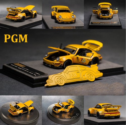 PGM 1:64 Porsche 964 RWB RAUH-Welt Begriff Diecast Car Model 70th  Anniversary