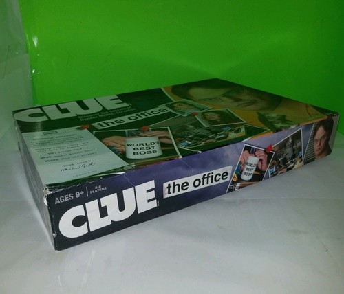 Clue The Office Edition Board Game NBC 2009 Hasbro 100% Complete Michael Scott