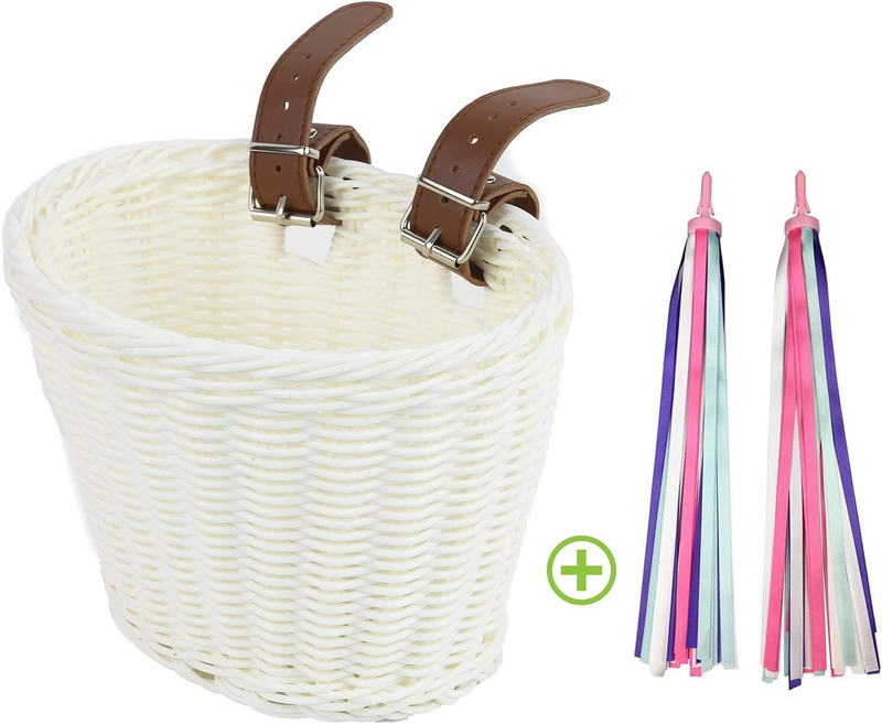 Kids Bike Basket Front for Boys Girls, Front Toddler Tiny Tr
