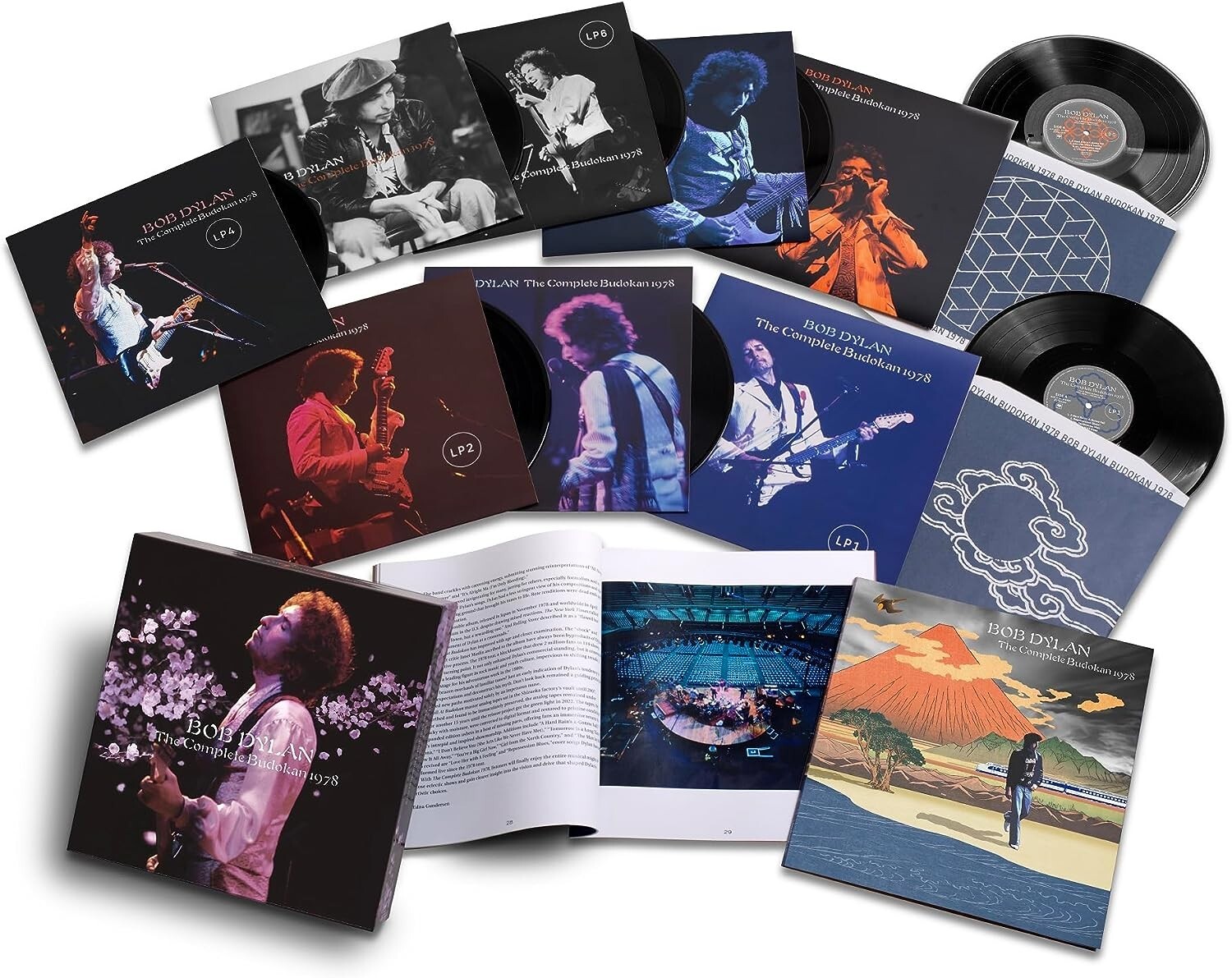 Bob Dylan The Complete Budokan 1978 8LP Box Set Sony #MB727