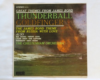 Great Themes From James Bond Vinyl LP Record Thunderball/Goldfinger Soundtrack