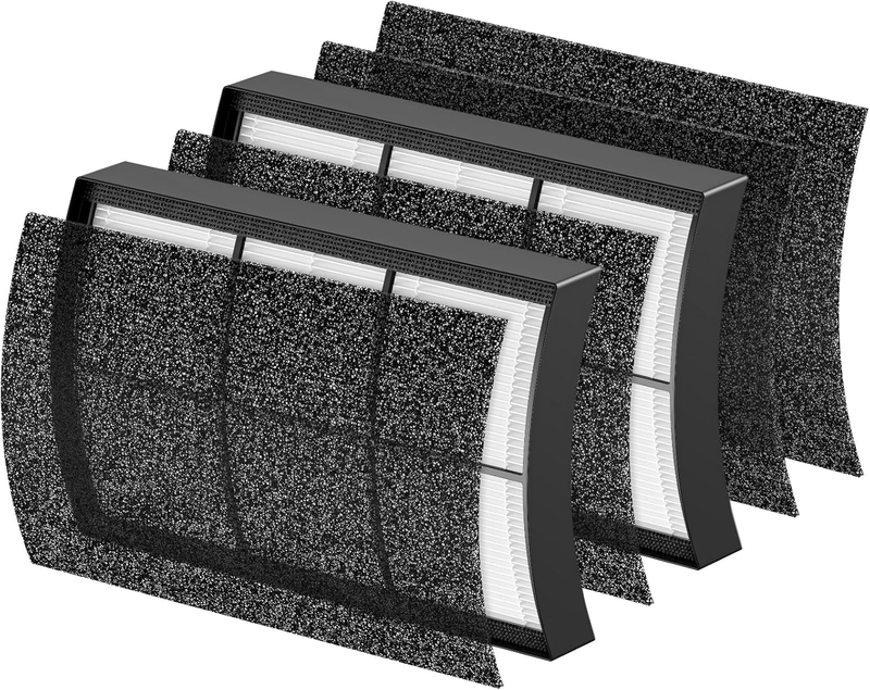 2 Pack Breeze Tabletop Filter for Pure Enrichment Purezone Breeze Air Purifier