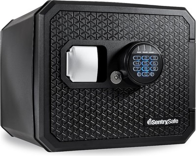 SentrySafe Fireproof and Waterproof Large Safe with Digital Keypad Override K...