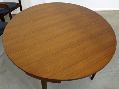 Mid-Century Danish Modern Hans Olsen Teak Roundette Dining Set