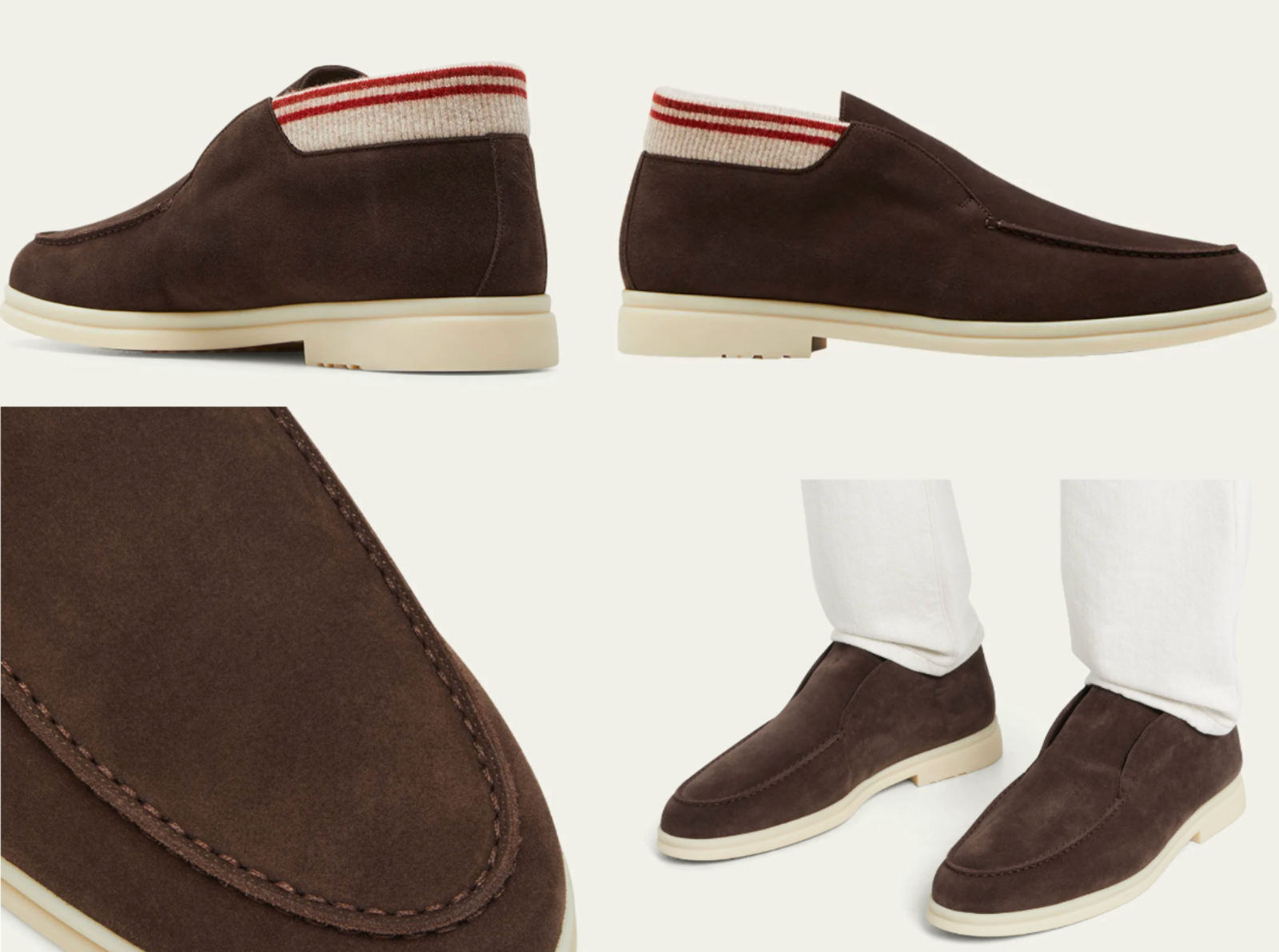 LORO PIANA LORO PIANA OPEN WINTERY WALK CHUKKA BOOTS SHOES SCHUHE CASHMERE SUEDE SNEAKERS