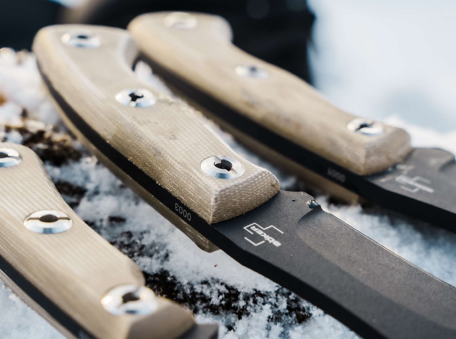 Boker Plus Mini Tracker 2.0 Fixed Knife 5.31" Blade 1095 Micarta Kydex ✔️02BO113