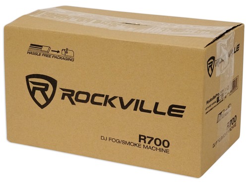 Rockville R700 Fog/Smoke Machine w/ Remote Quick Heatup, Thick Fog!