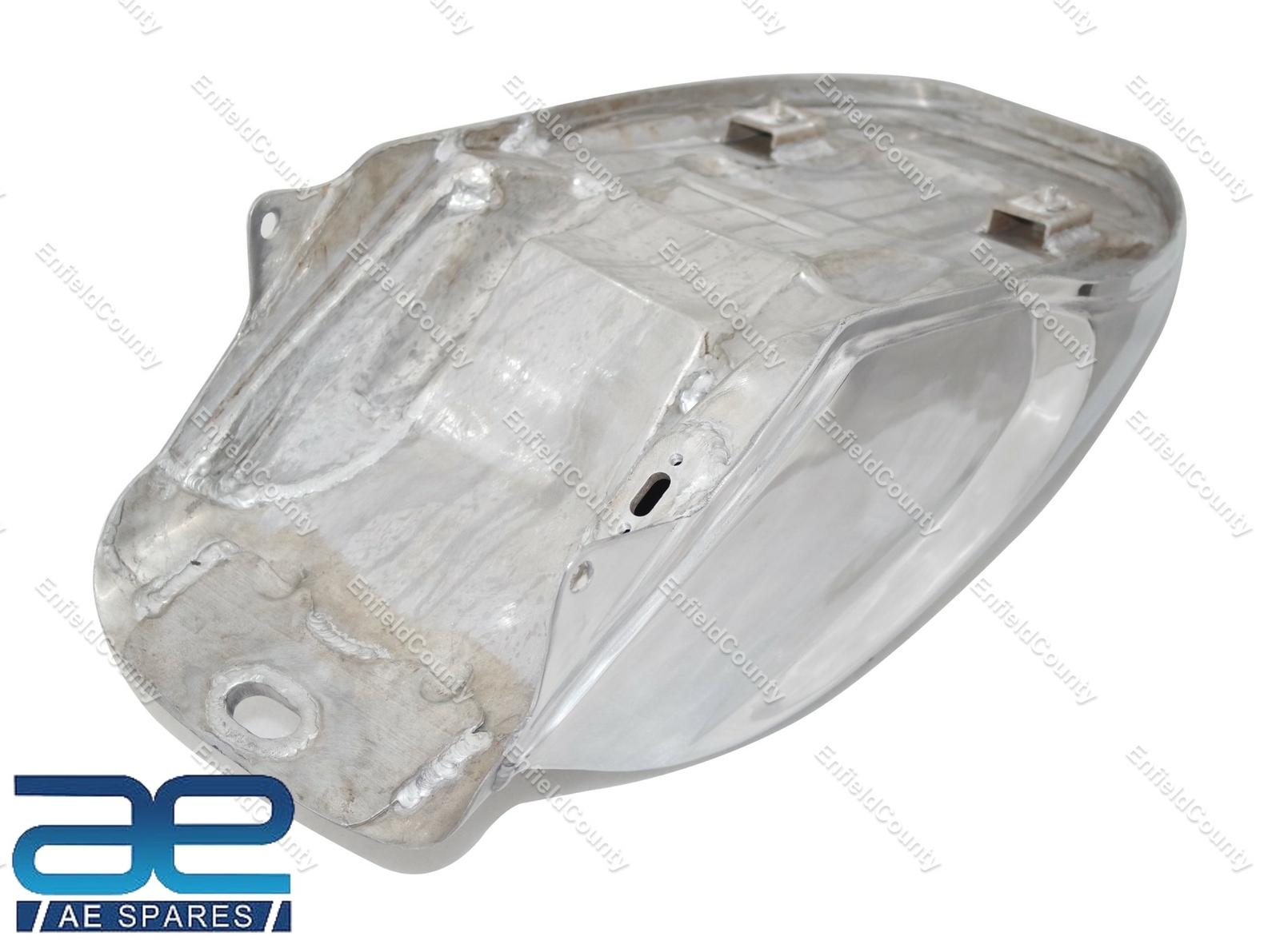 For Yamaha RD 350 RD350R Aluminium Alloy Polished Gas Fuel Petrol Tank Repro 