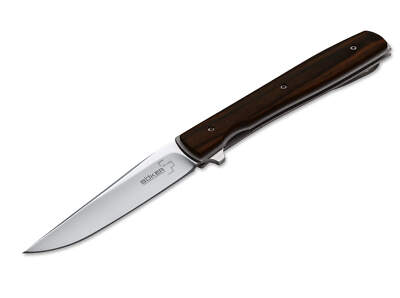 Boker Plus B Zinker Urban Trapper Flipper 3.43'' VG10 Blade Cocobolo Wood Handles