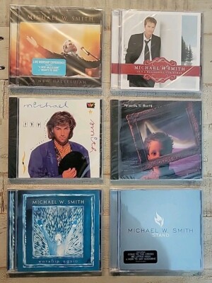 Michael W Smith 6-CD Lot New Hallelujah/Go West/Big Picture/Worship Again/Stand