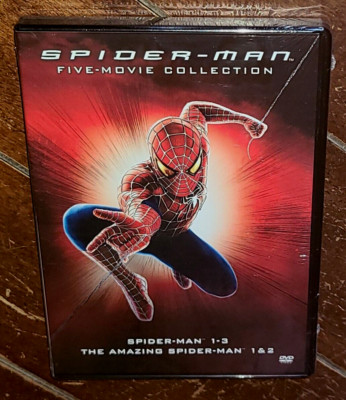 Spider-Man: Five-Movie Collection (DVD, 2015, Widescreen) Free Shipping!