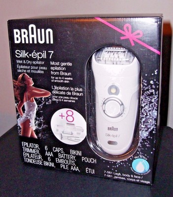 Braun Silk-épil 7 7-561 Wet&Dry Cordless Electric Hair Removal Epilator...