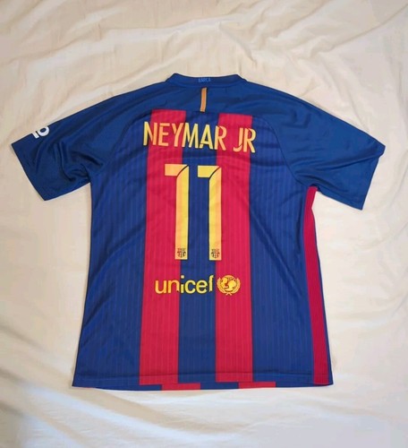正規品 限定モデル FC Barcelona Neymar Jr. 11番 Neymar Jr Signed FC Barcelona Home Soccer Jersey #11 with