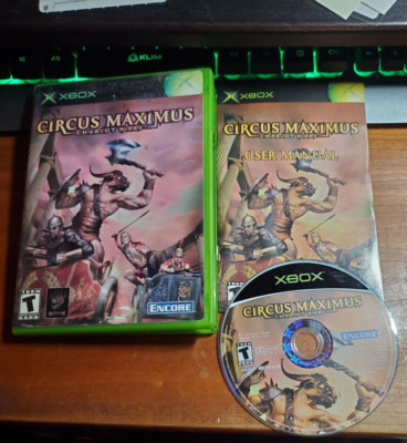 CIRCUS MAXIMUS - Chariot Wars (Microsoft XBOX) game Complete Rare!