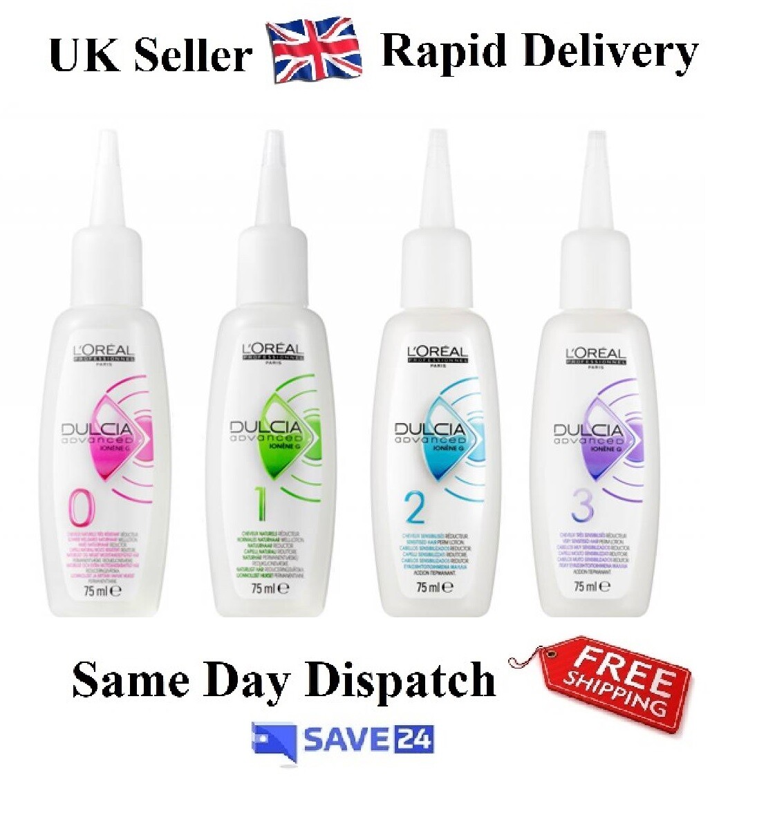 L`oreal Dulcia Advanced Perm Lotion without NEUTRALISER Choose Your