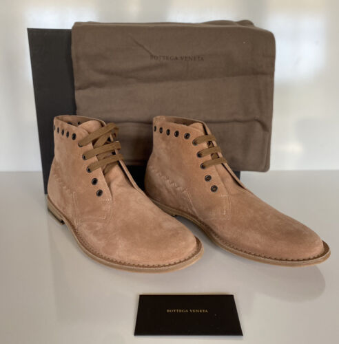 Pre-owned Bottega Veneta $890  Dahlia Brown Suede Ankle Boots 11 Us (44 Euro) 512162 It