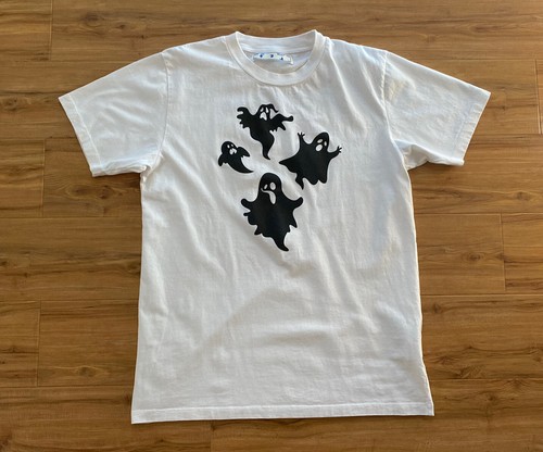 Off-White Ghost Print White T-Shit FA20 Size XL Virgil Abloh Off-White Ghost Print White T-Shit FA20 Size XL Virgil Abloh