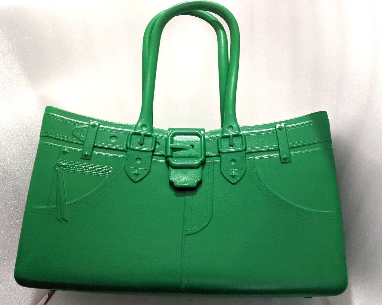 HY. GREAT BAG CO Robert Verdi Green Purse Fashion Flex