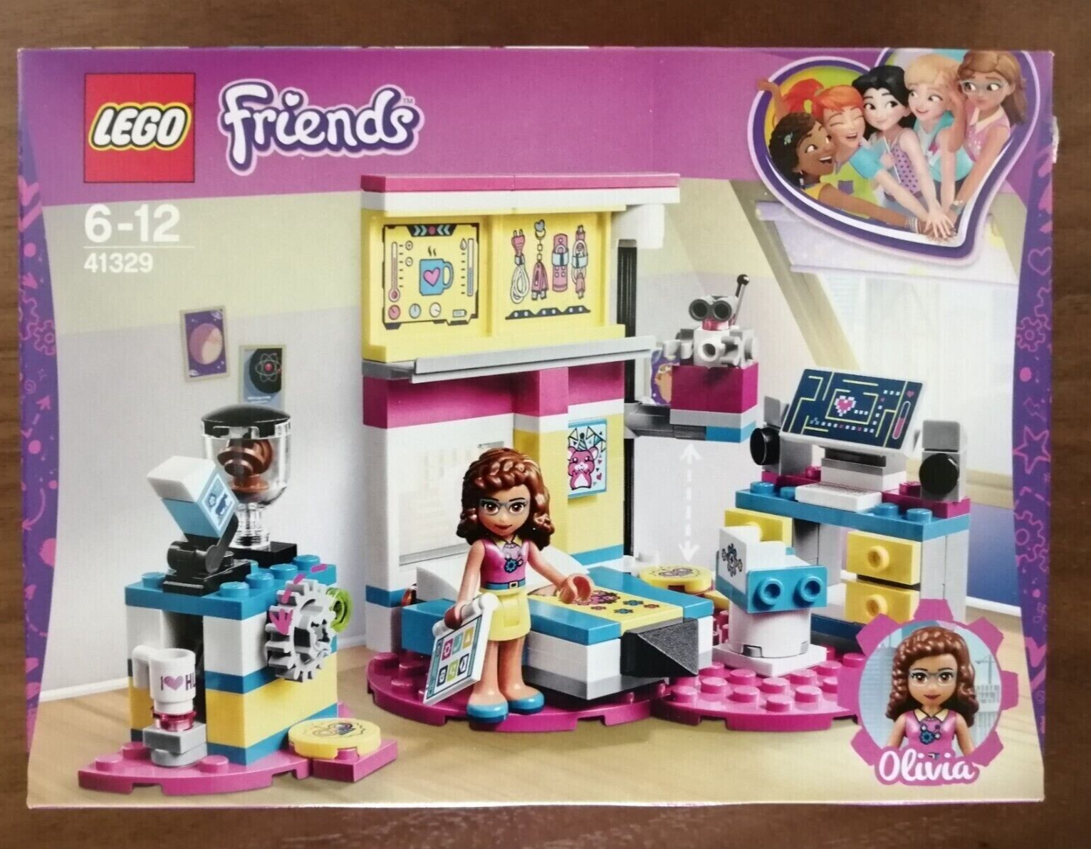 Lego Friends Olivia's Deluxe Bedroom 41329 Building Kit 163
