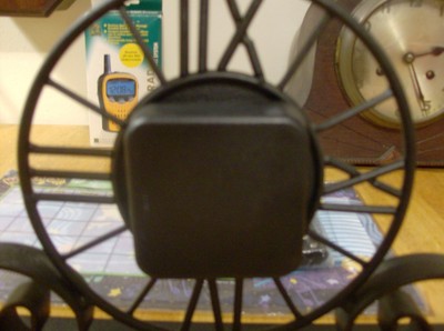 Nice Black Metal Linden Desk/Mantel Clock