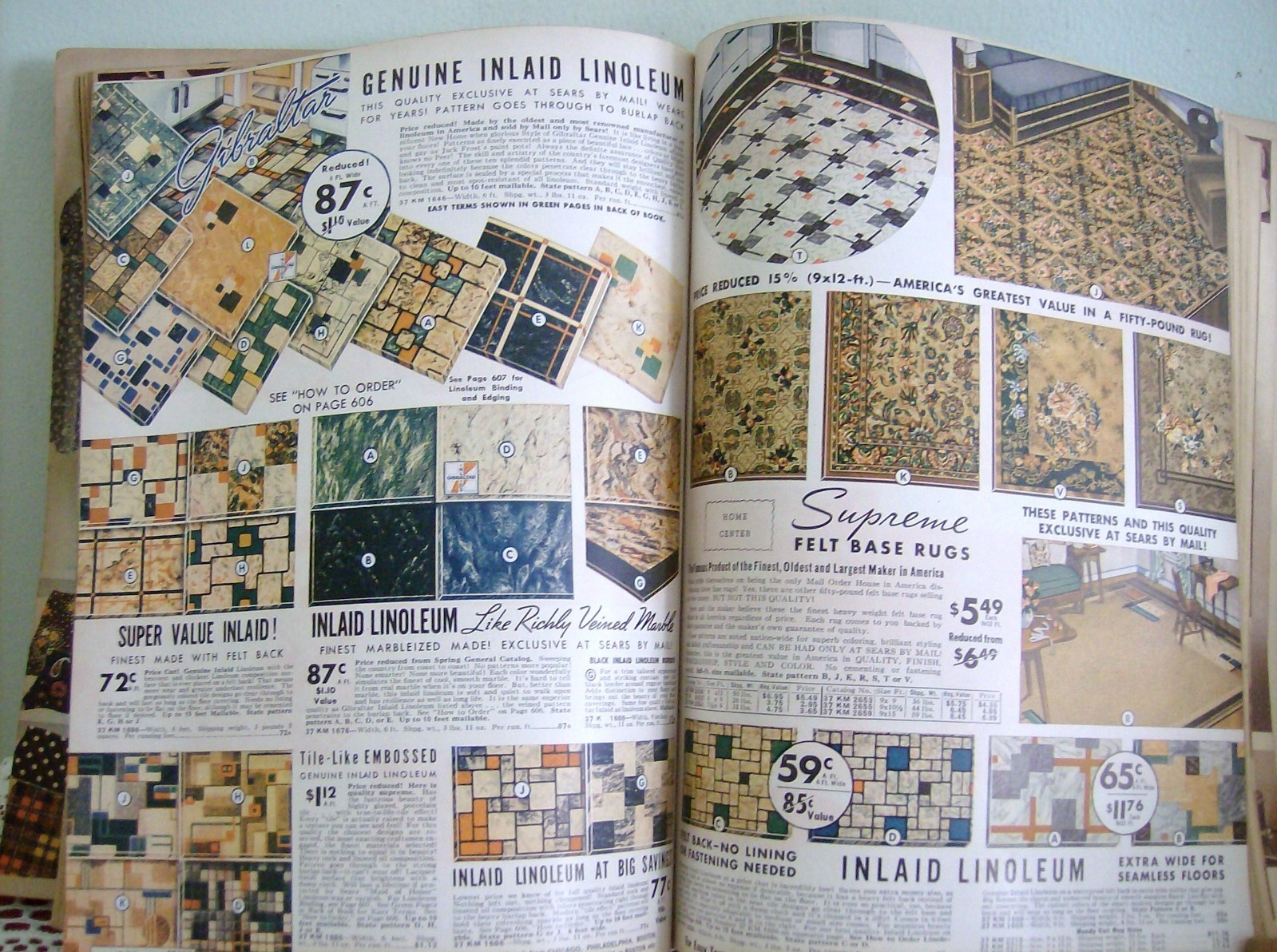 Vintage 1938/1939 SEARS CATALOG Fall & Winter Fashions/Toys/Ink Pens/Fabric +