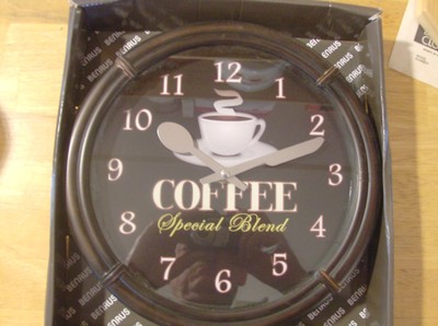 Benrus Coffee Wall Clock