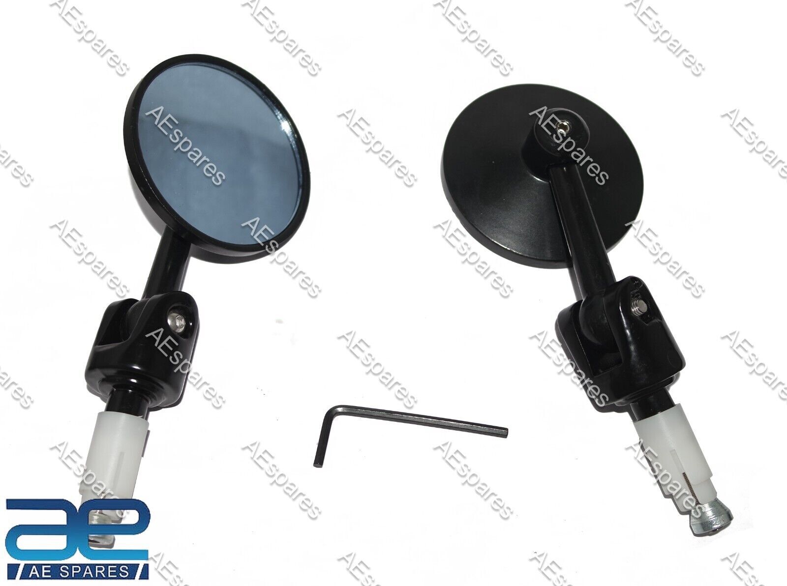 For Royal Enfield Continental GT 650 Interceptor 650 7/8" Handle Bar End Mirrors 