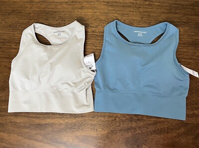 Amazon Essentials Women's Active Low Impact Lot Of 2 Small Gray / Teal
