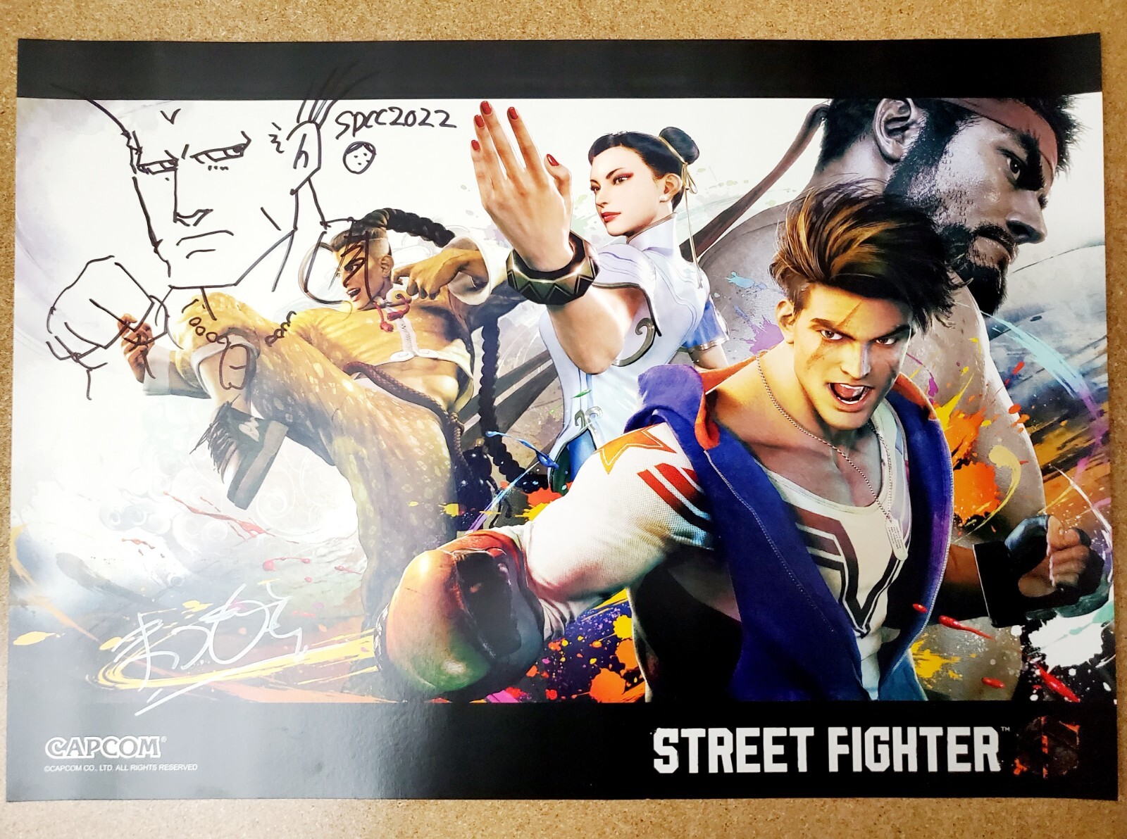 ストリートファイター6 ポスター street fighterⅥ poster ストリートファイター6 ポスター street fighterⅥ poster