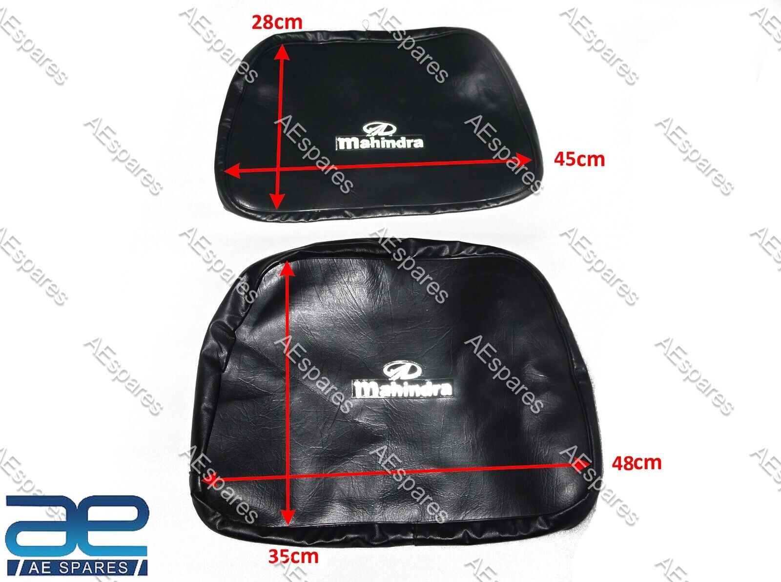 Seat Cover Black For Mahindra C27 C35 4500 5500 600 E350 Tractor 