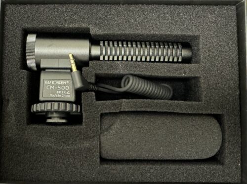 k&f concept CM-500 Kamera Mikrofon fr Video Fotografie mit 3.5mm-Klinke